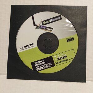 Linksys Wireless-G PCI Adapter Setup Wizard CD V1.4 2.4GHz 802.11g W/SpeedBooste